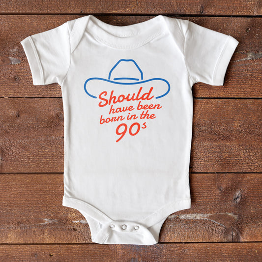 Born in the 90s Baby Onesie