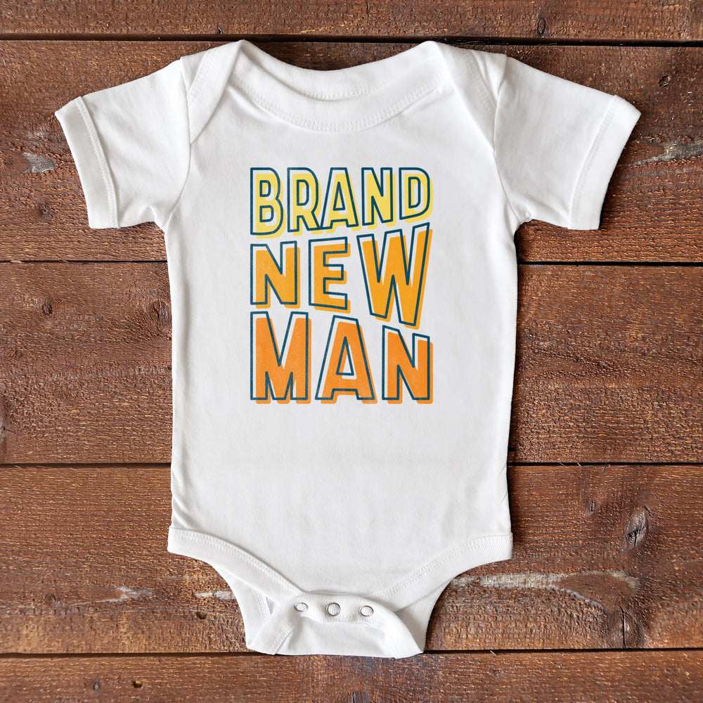 Brand New Man Baby Onesie