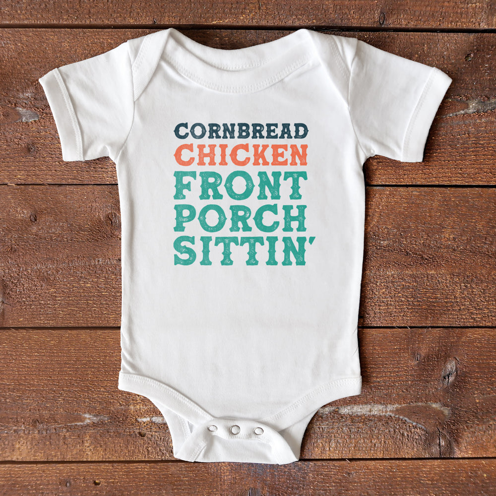 Cornbread & Chicken Baby Onesie