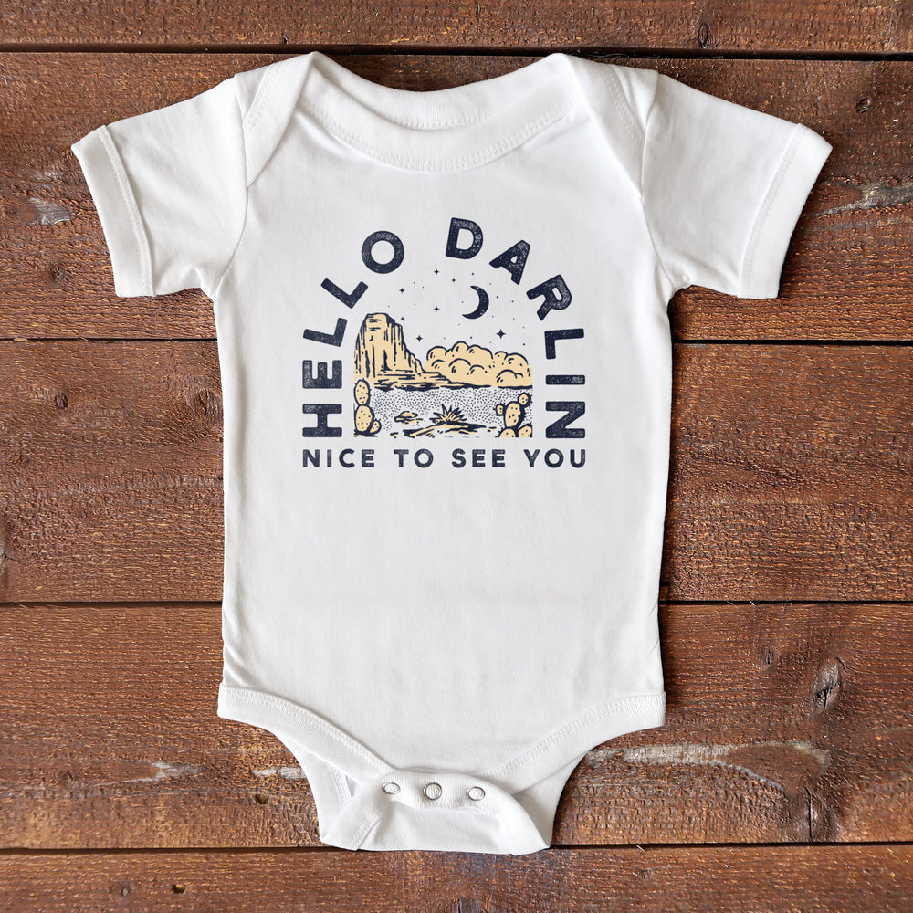 Hello Darlin Baby Onesie