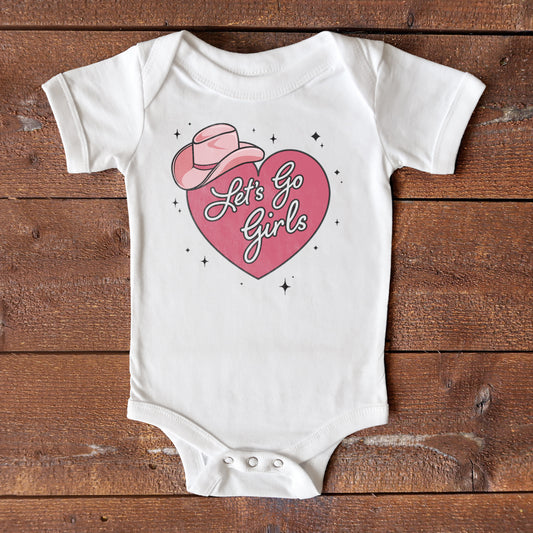 Let's Go Girls Baby Onesie