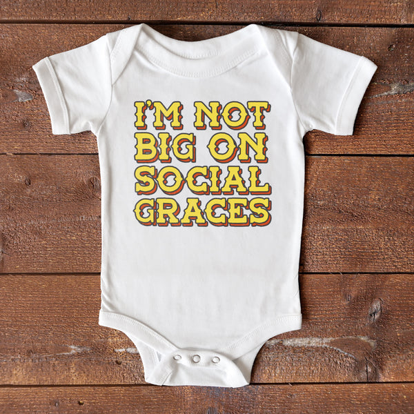 Social Graces Baby Onesie