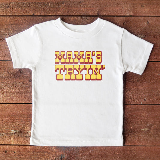 Mama's Tryin' Youth Tee